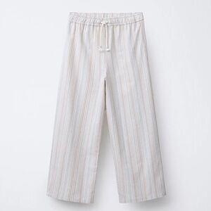 ZARA Striped Straight Leg Pants
